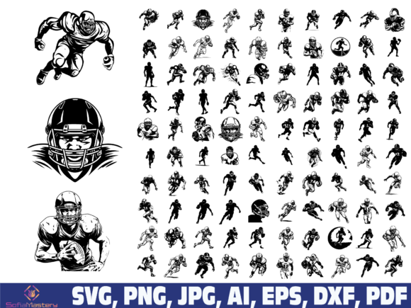 Download Football Player Svg Png - Player Collection