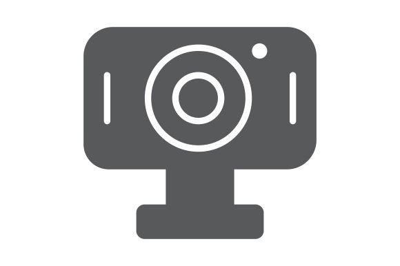 Download Webcam Glyph Icon - Premium Resources